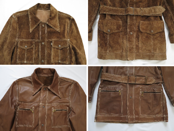 169fs 70's VINTAGE　リバーシブル　レザージャケットJKT