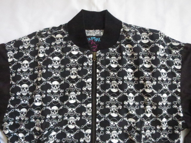 ８０'S LIFE'S A BEACH Punk Skull Jacket WICKED