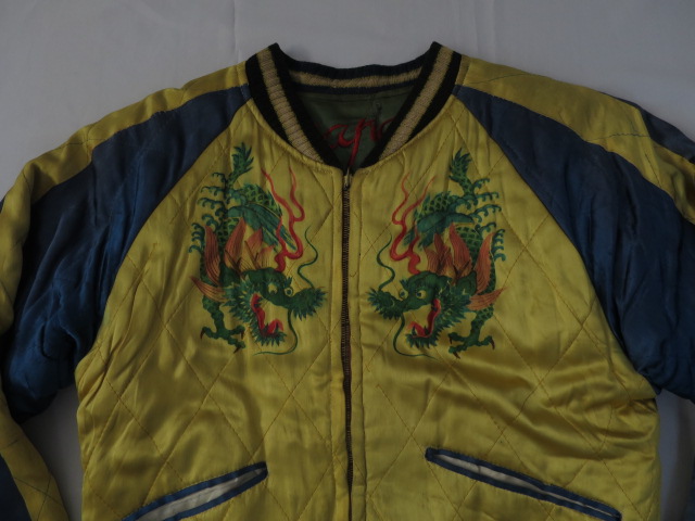 50'S Dragon&Eagle Printスカジャン WICKED