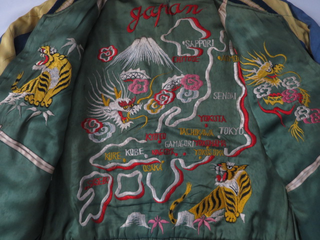 50'S Dragon&Eagle Printスカジャン WICKED